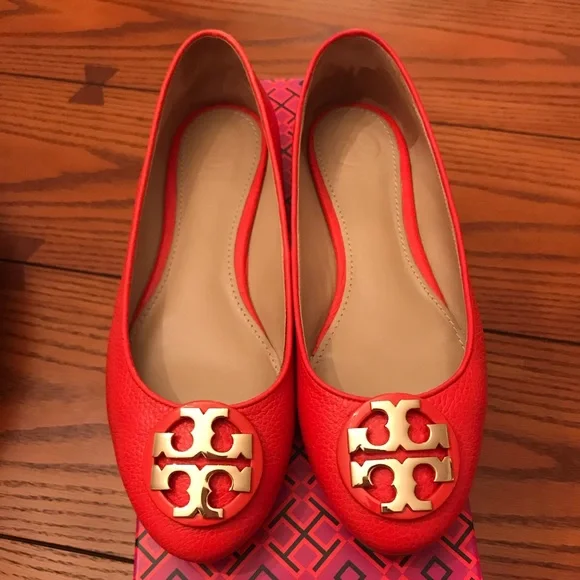 Tory Burch Claire Ballet Flats - Picture 1 of 10